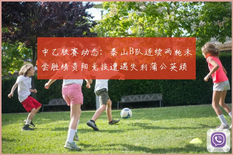 中乙联赛动态：泰山B队连续两轮未尝胜绩贵阳竞技遭遇失利蒲公英顽强战平